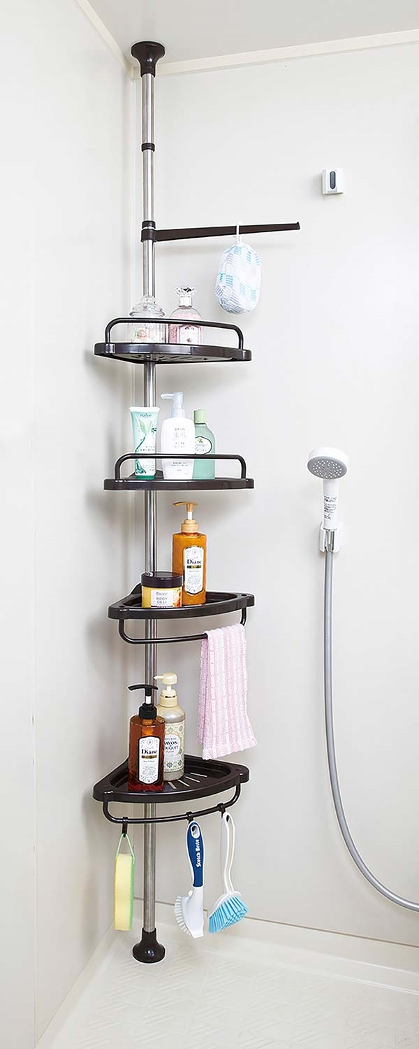 ステンレス製 突っ張りコーナーラック | 商品情報 | 株式会社LIV PLUS