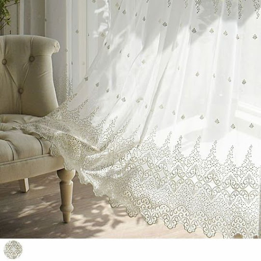 ゴージャスな人気のトルコ刺繍レースカーテン| カーテン通販専門店
