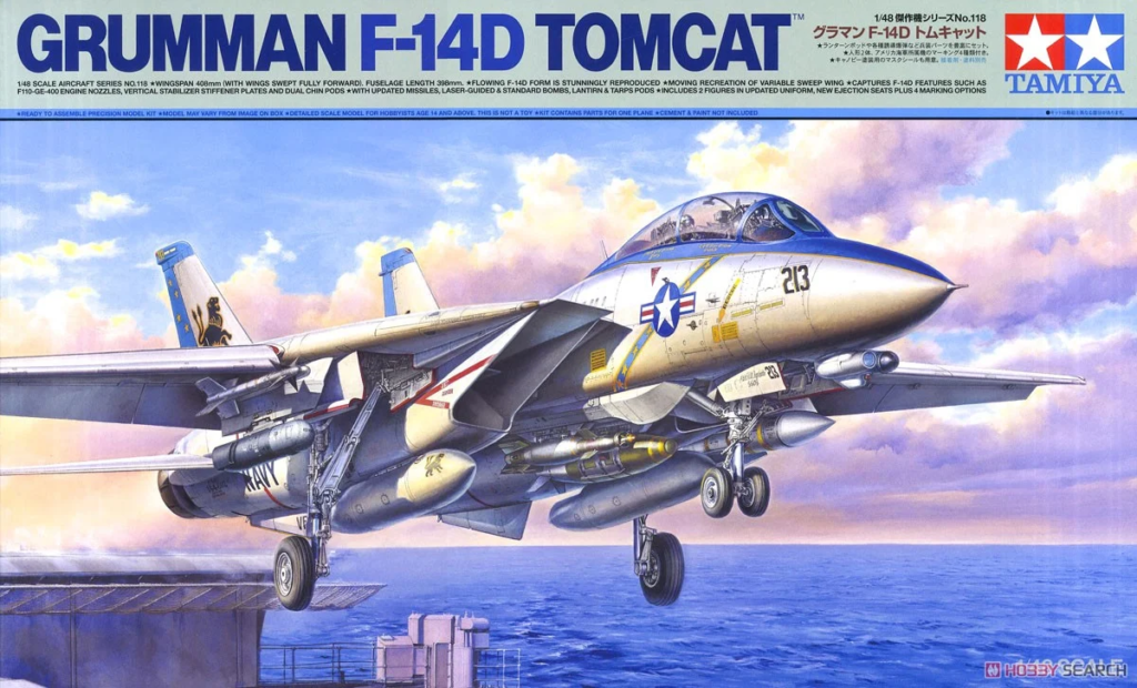 タミヤ 61118 1/48 F-14D トムキャット - 楽模型 ー LONGBOW JAPAN材料