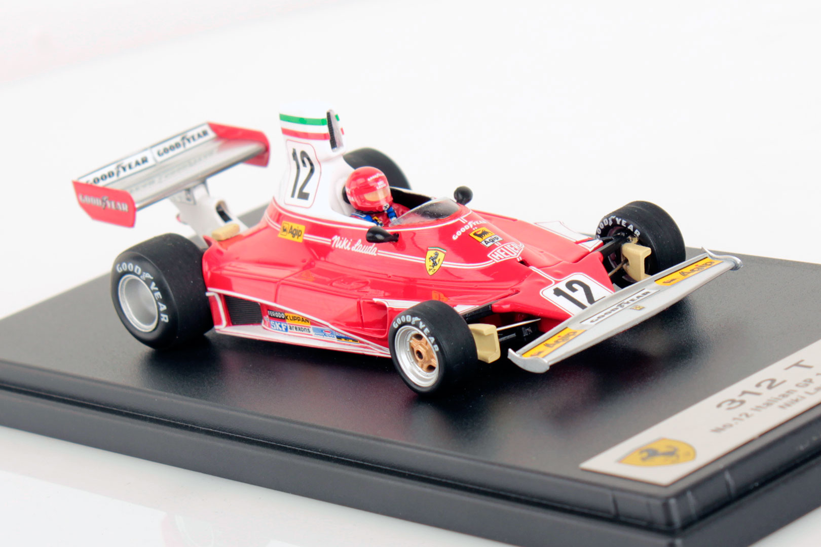 Ferrari 312T n°12 3rd place Italian GP 1975 - Niki Lauda scale 1