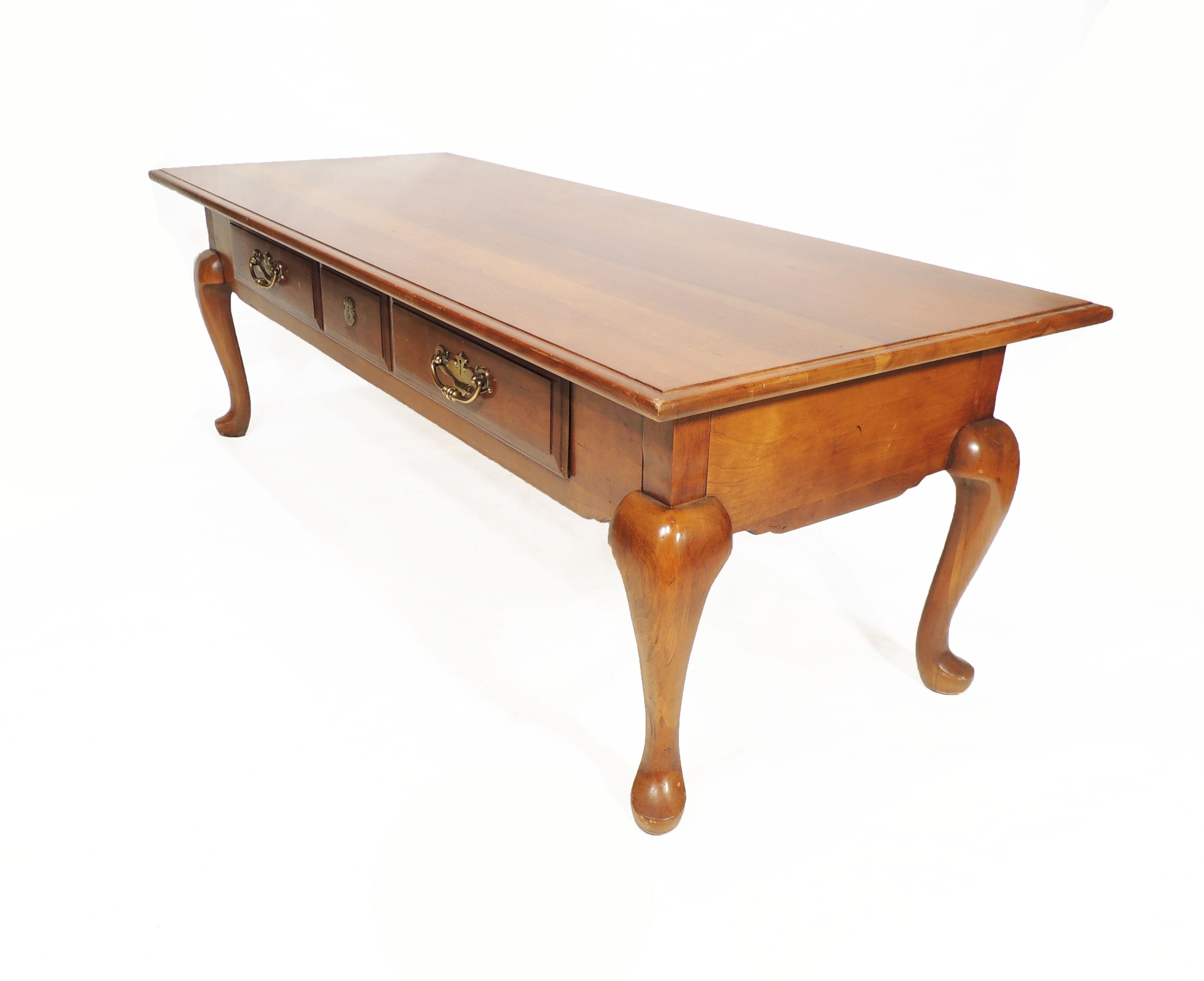 Vintage Thomasville Coffee Tea Table with Large drawer French