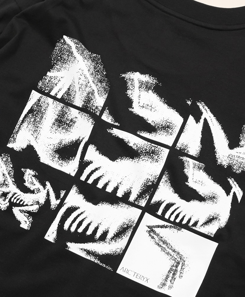 Kragg SL Cotton Bird Tile LS M(L(MEN) Black×Arctic Silk/ブラック