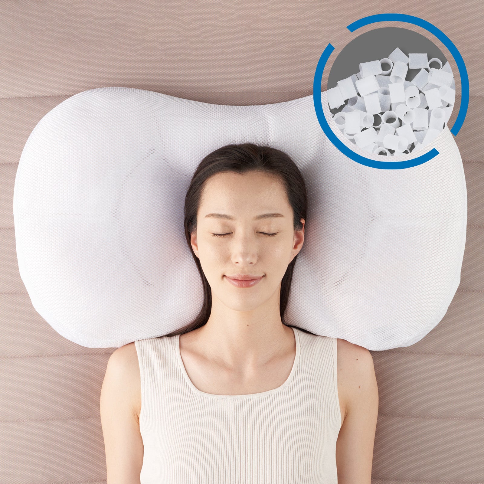 最上位モデル枕 ロフテー 9セルピロー エラスティックパイプ×エア