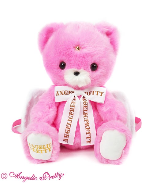 Milky Bear Plush Backpack (June 2020) by Angelic Pretty