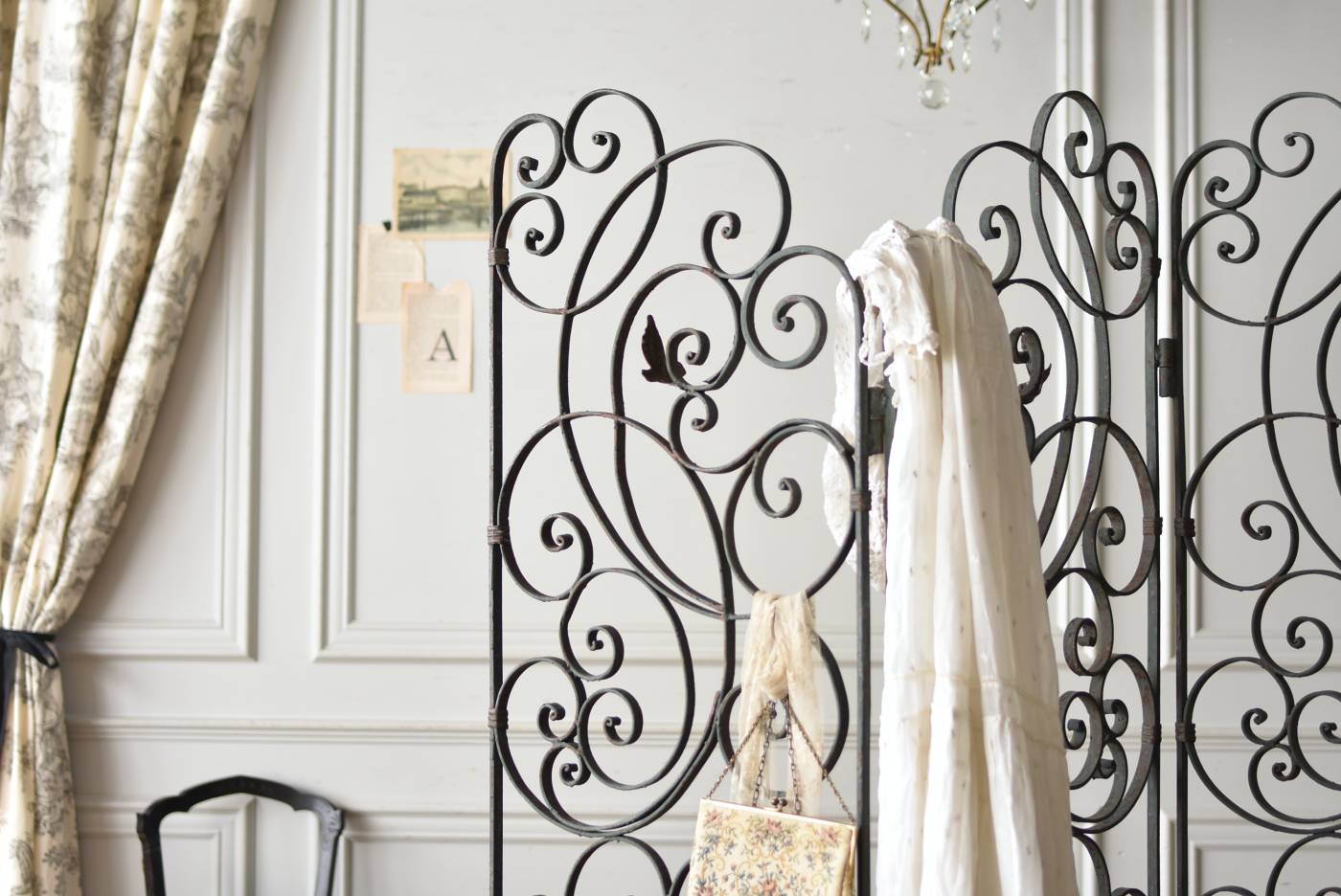 フランスアンティーク家具 アイアンパーテーション.3 アンティーク