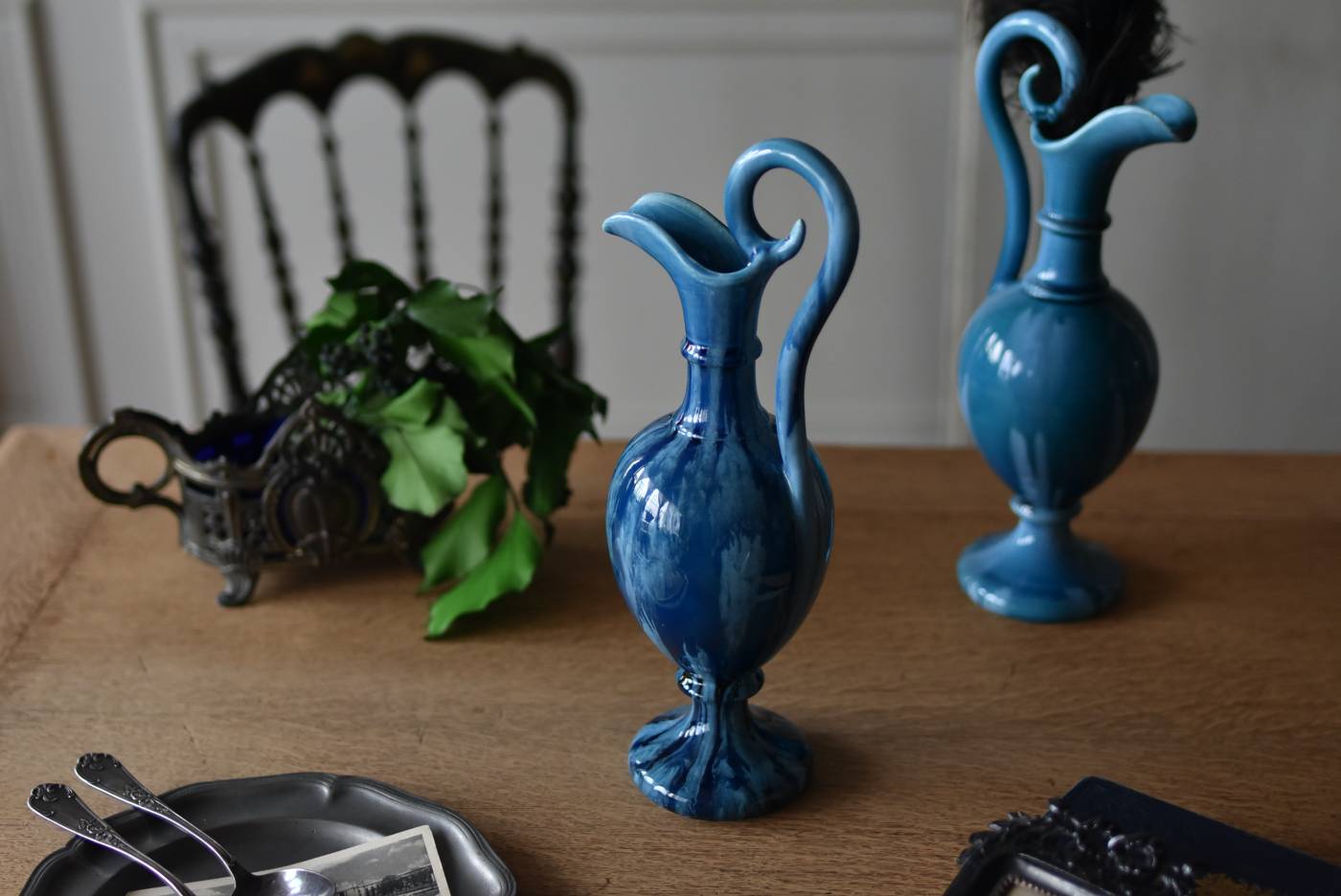 ヴィンテージ雑貨 ピッチャー フラワーベース 花器