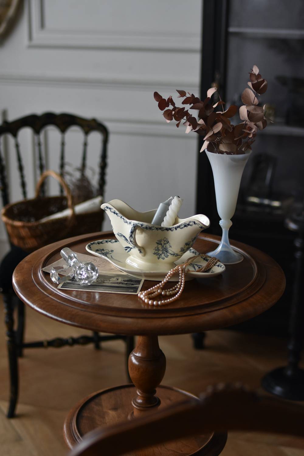 フランスアンティーク食器 ソーシエール.Luneville リュネヴィル