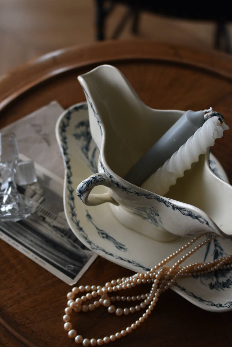 フランスアンティーク食器 ソーシエール.Luneville リュネヴィル