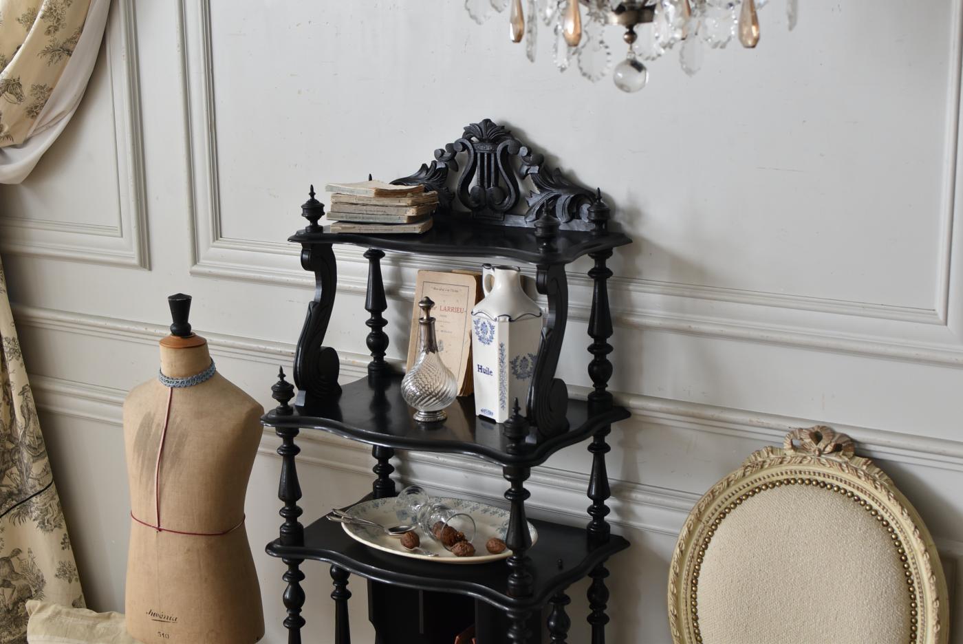 フランスアンティーク家具 ミュージックシェルフ.8 オープンシェルフ