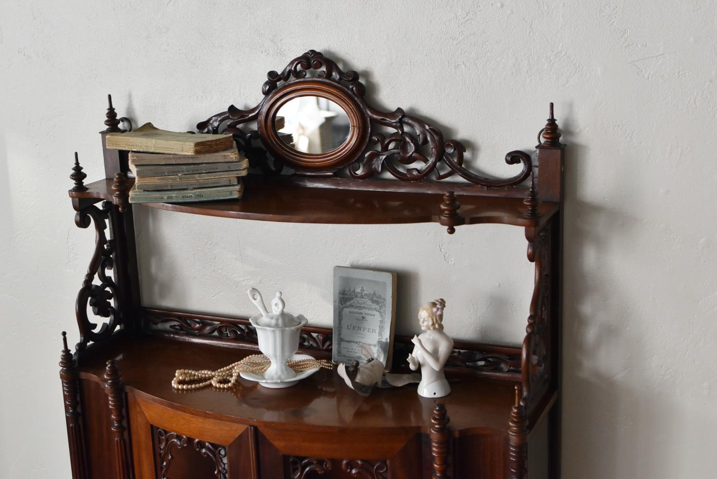 フランスアンティーク家具 ウォールキャビネット.11 ナポレオン3世時代