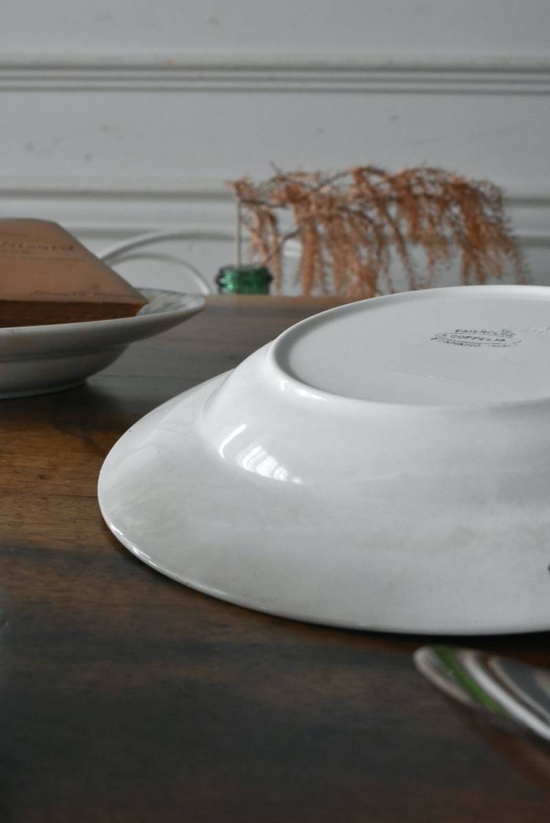 フランスアンティーク食器 ONNAING 深皿.1 テーブルウェア