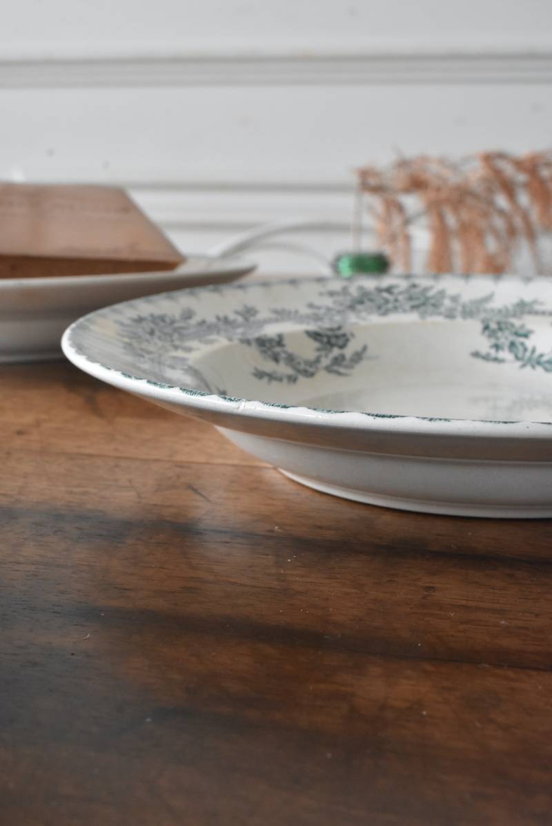 フランスアンティーク食器 ONNAING 深皿.1 テーブルウェア