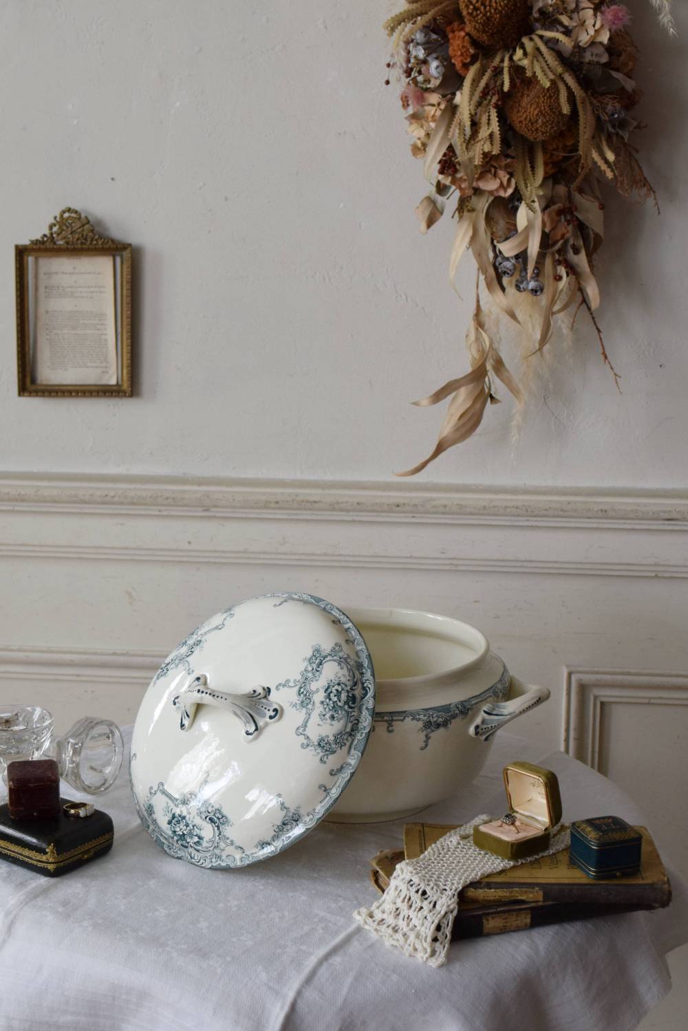 フランスアンティーク雑貨 スーピエール.49 テーブルコーディネート