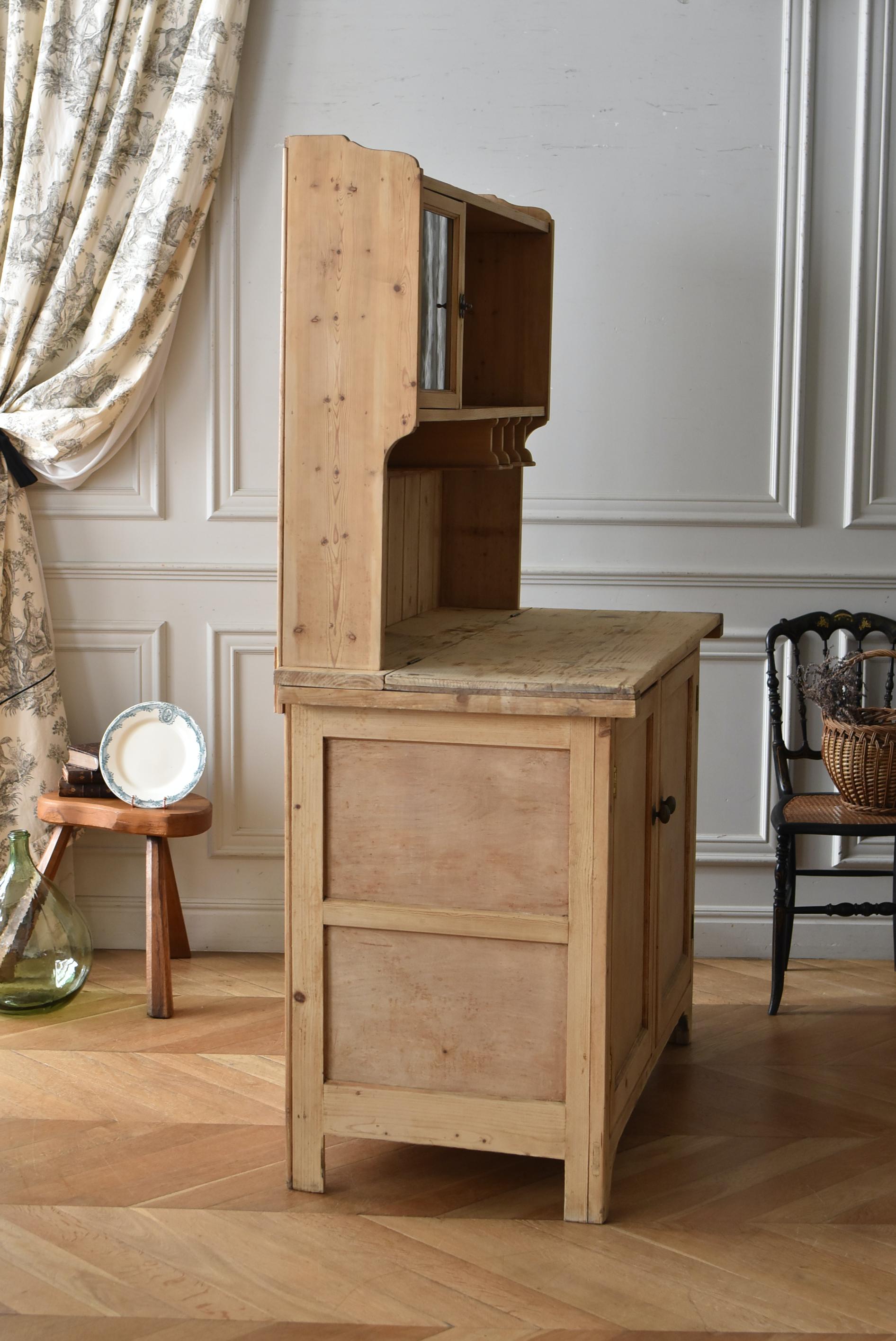 アンティークカップボード.27 フランスアンティーク家具 食器棚 パイン
