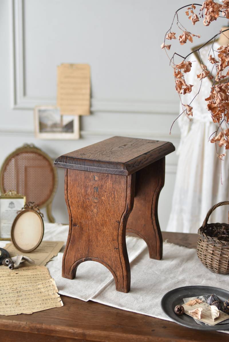 木製スツール.13 フランスアンティーク家具 ディスプレイスタンド 台座