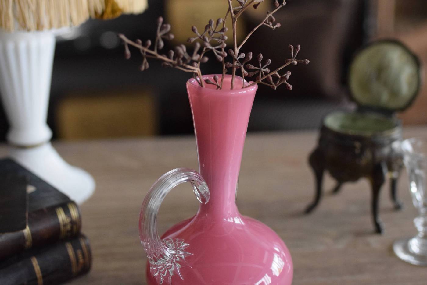 フラワーベース.Pink3 フランスヴィンテージ雑貨 花瓶 ディスプレイ小物