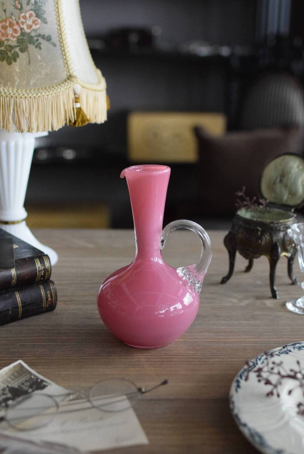 フラワーベース.Pink3 フランスヴィンテージ雑貨 花瓶 ディスプレイ小物