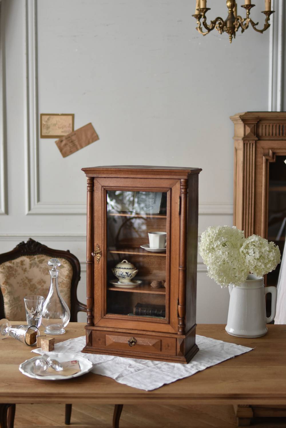 フランスアンティーク家具 スモールキャビネット.44 ナチュラル