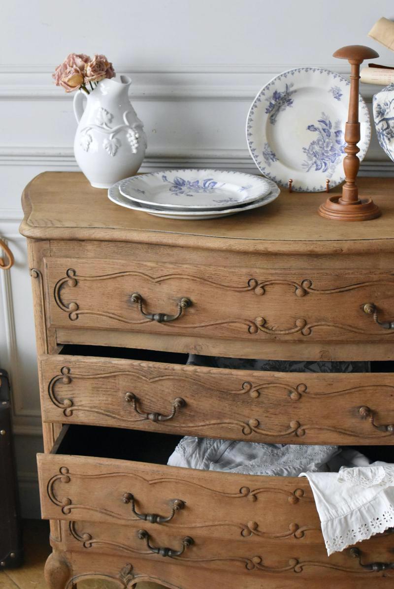 アンティーク4段チェスト.3 猫脚チェスト コンソールテーブル オーク材