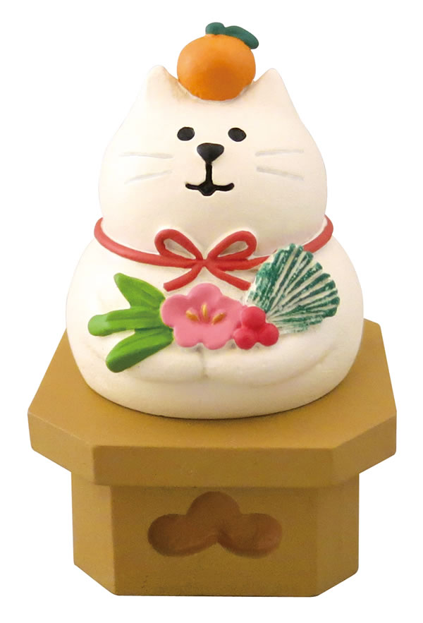 デコレ（DECOLE）コンコンブル もち猫 鏡餅【インテリア雑貨/置物
