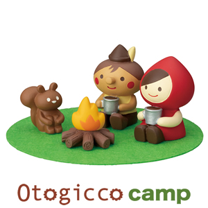 デコレ（DECOLE）オトギッコ 赤ずきんマスコットセット 焚き火【置物