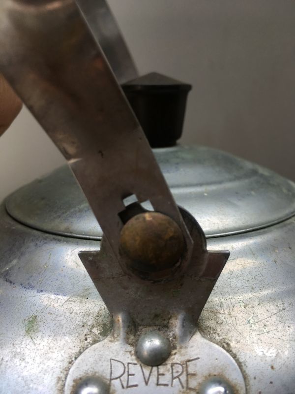 1930'S ケトル REVERE WARE リビアウエア ウッドハンドル ヤカン 銅