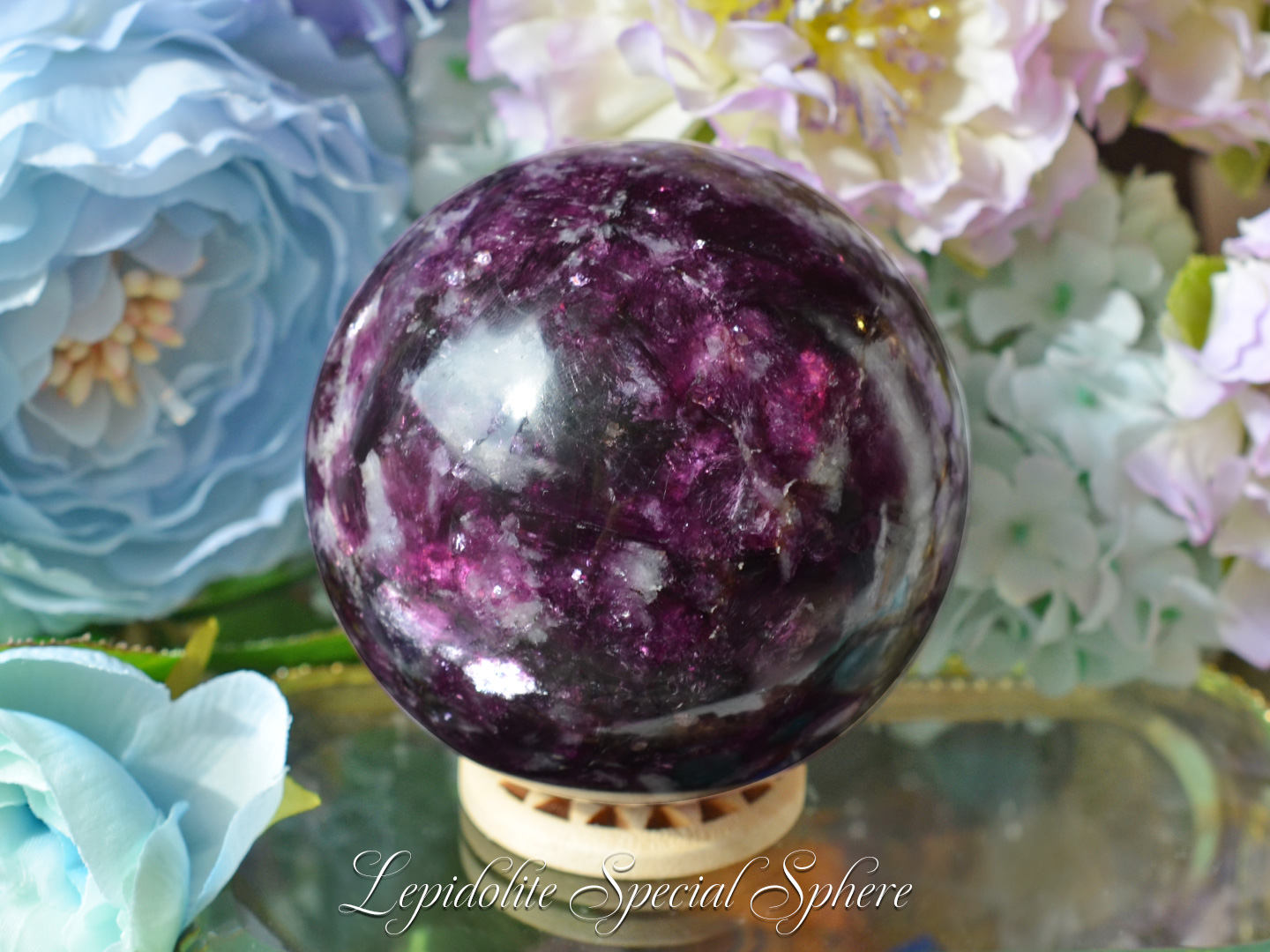 レピドライト AAA スペシャルスフィア | LOTUS for BrIGHT ジュエリー