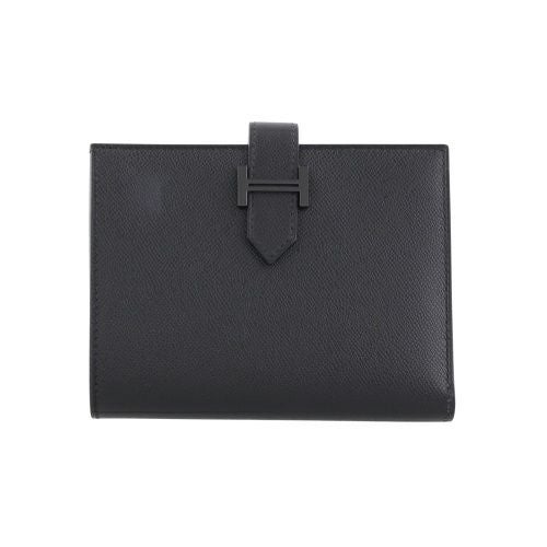 エルメス ベアン コンパクト SO-BLACK ヴォーマダム K刻印 HERMES