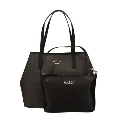 ゲス トートバッグ レディース PORTINI TRAP TOTE ブラック GUESS