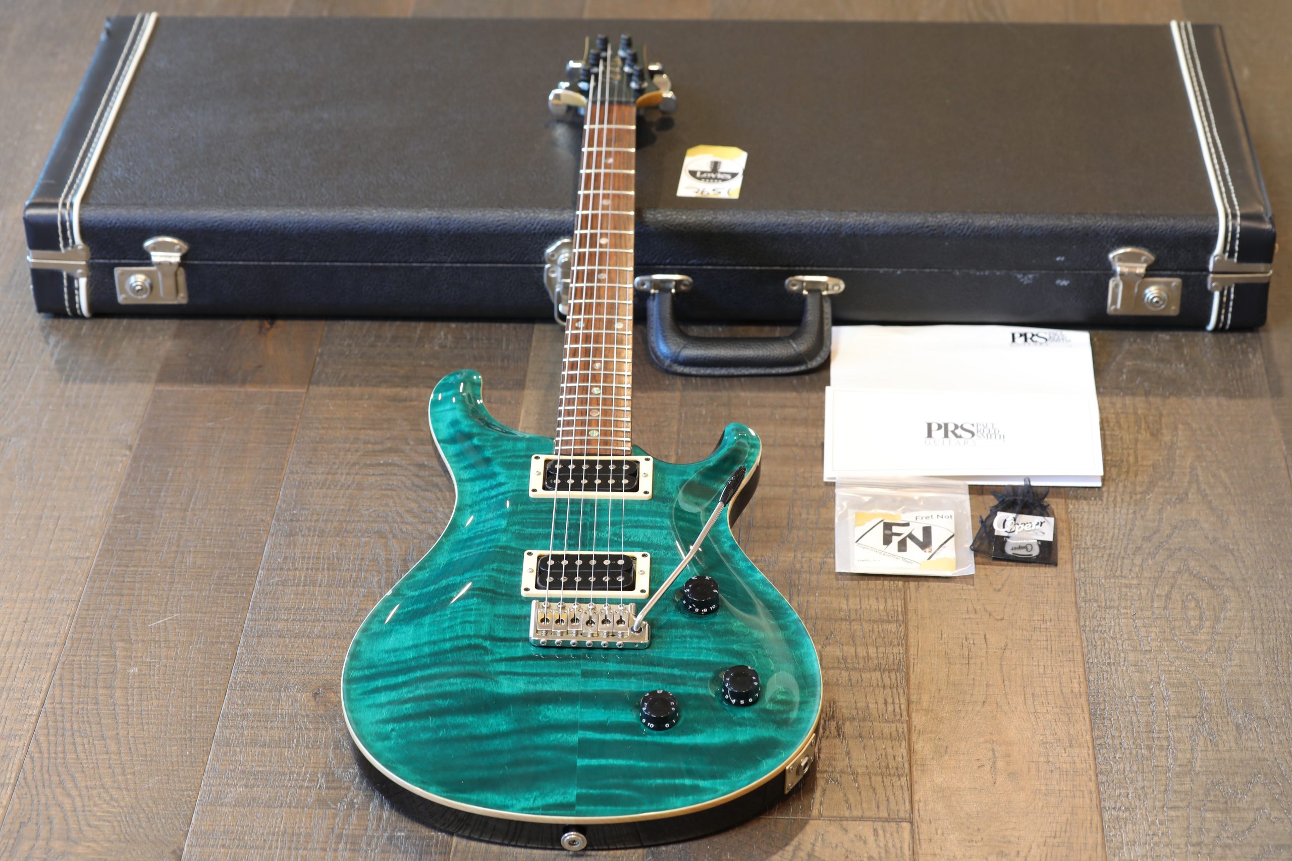 1996 PRS CE-22 Electric Guitar Turquoise + OHSC | Lovies Guitars