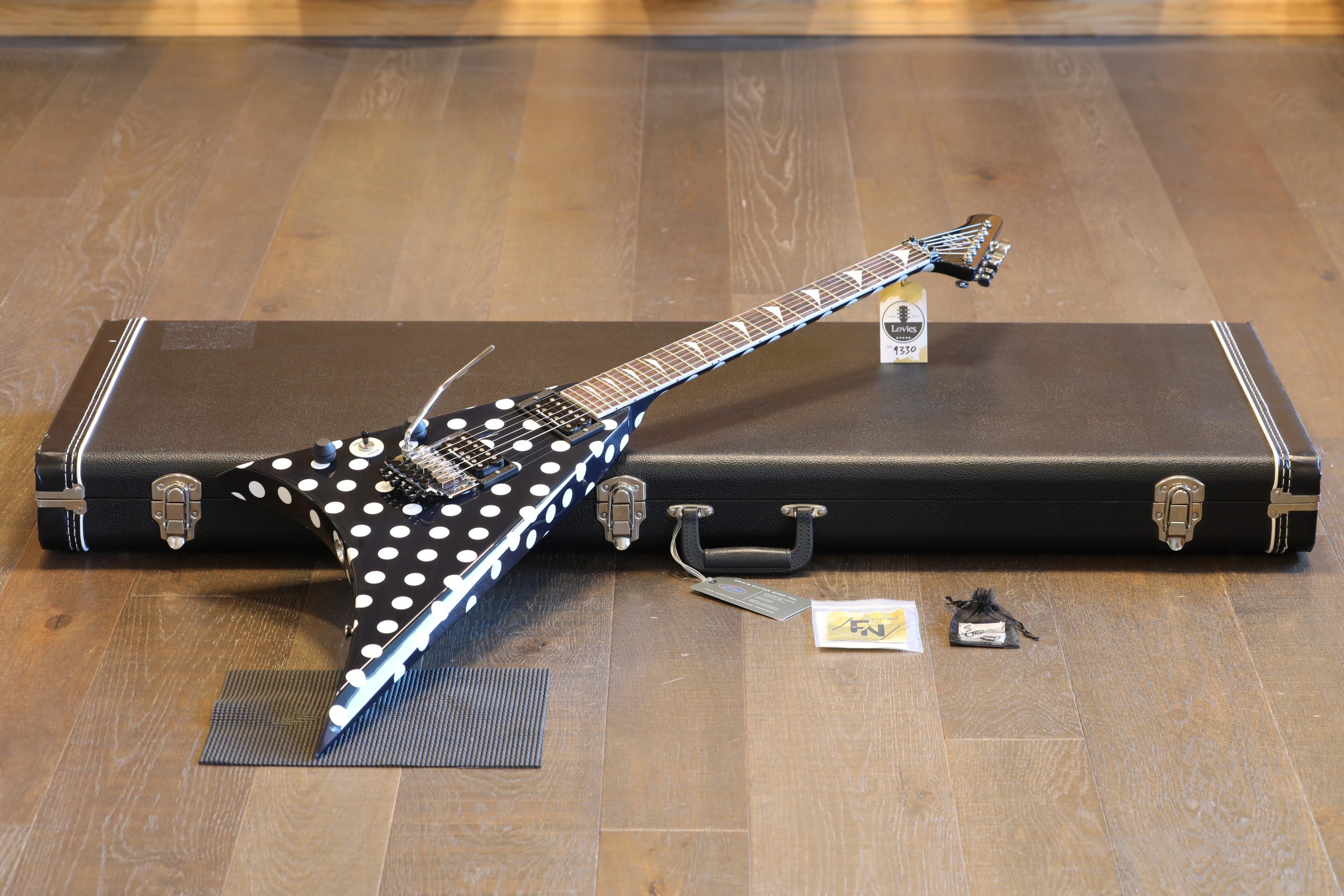 Lefty! Grover Jackson GJ2 Randy Rhoads Electric Guitar Polka Dot