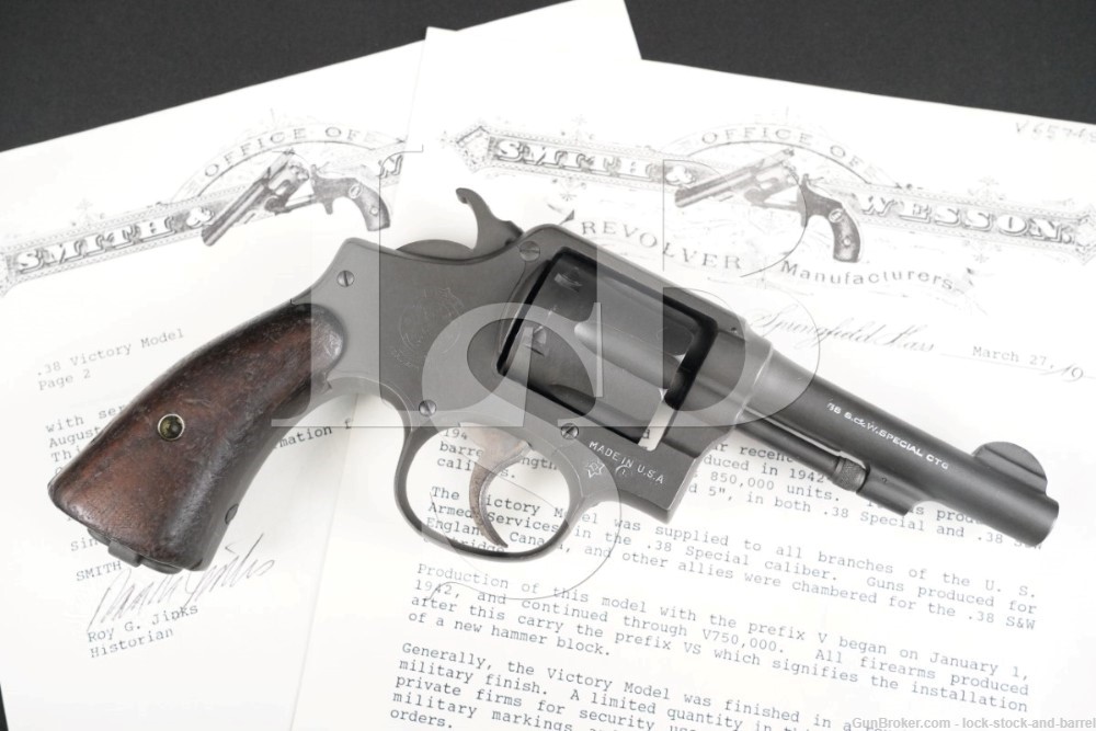 WWII OSS Jinks Letter Smith & Wesson S&W Victory .38 Spl 4
