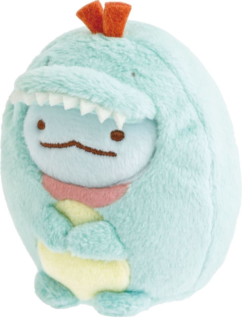 これは癒し♪「大絶滅展×すみっコぐらし」“古生物の着ぐるみ”を着た