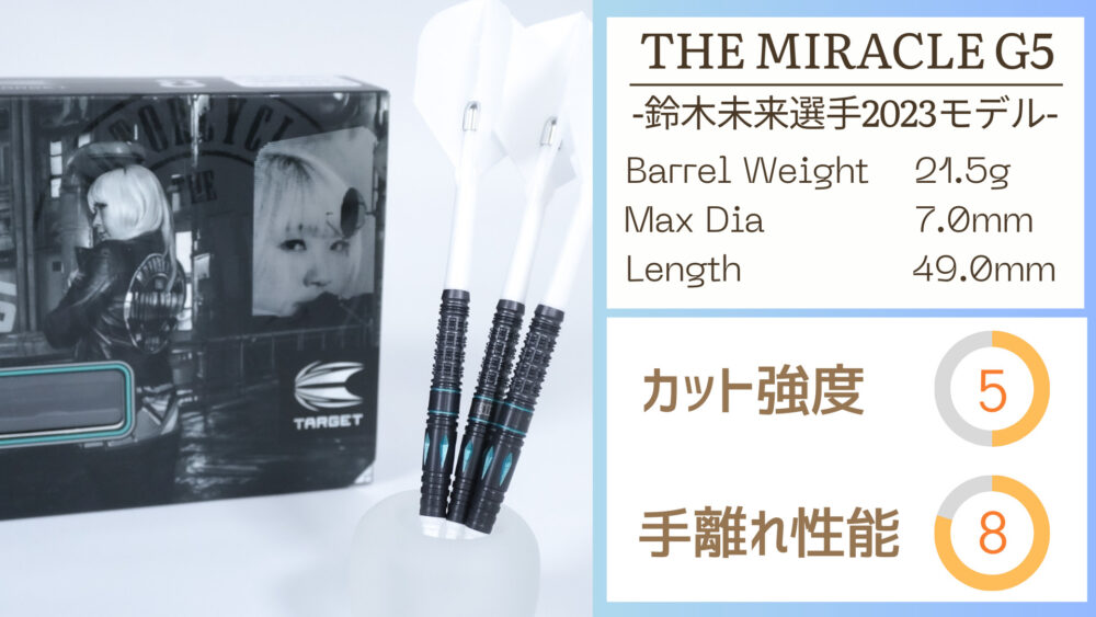 鈴木未来選手2023モデル】THE MIRACLE G5 (ミラクルG5) レビュー