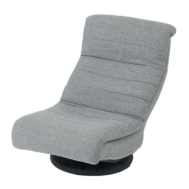 ソファ 1人掛け 幅62×奥行81-109×高さ77-90cm 座高27cm 座椅子 回転