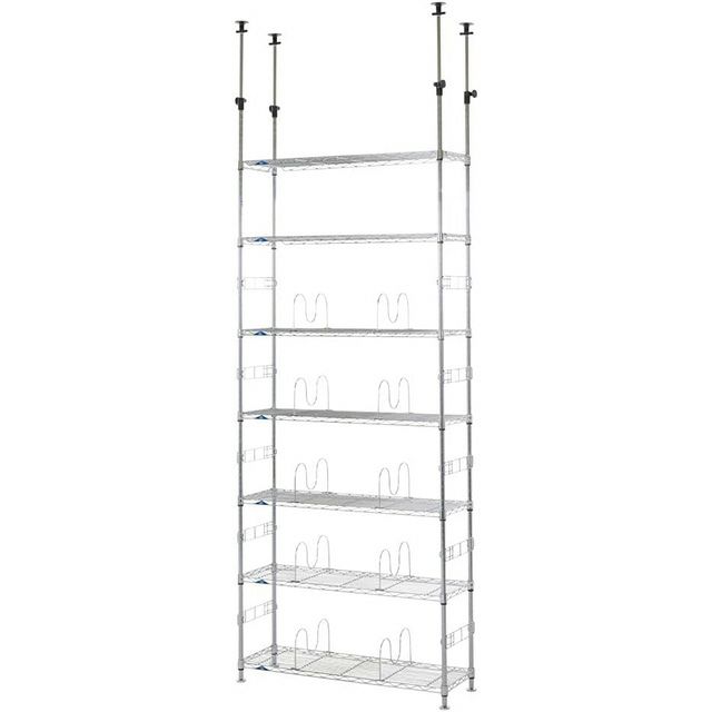 突っ張りラック 幅90cm 7段 ルミナスフィール スチールラック