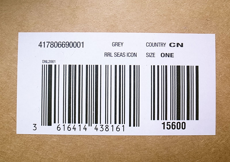 RRL Stoneware Logo Plate 