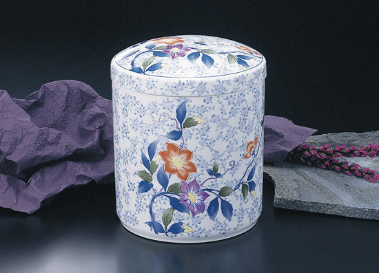 骨壷 鉄仙小花ちらし（てっせんこばなちらし） 5寸/6寸/7寸 – ルピナス供養