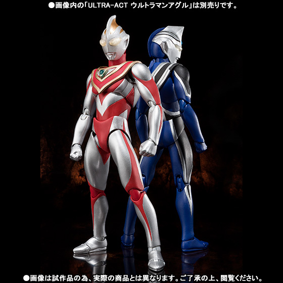 ULTRA-ACT】ウルトラマンガイア＆XIGファイターセット 魂ウェブにて