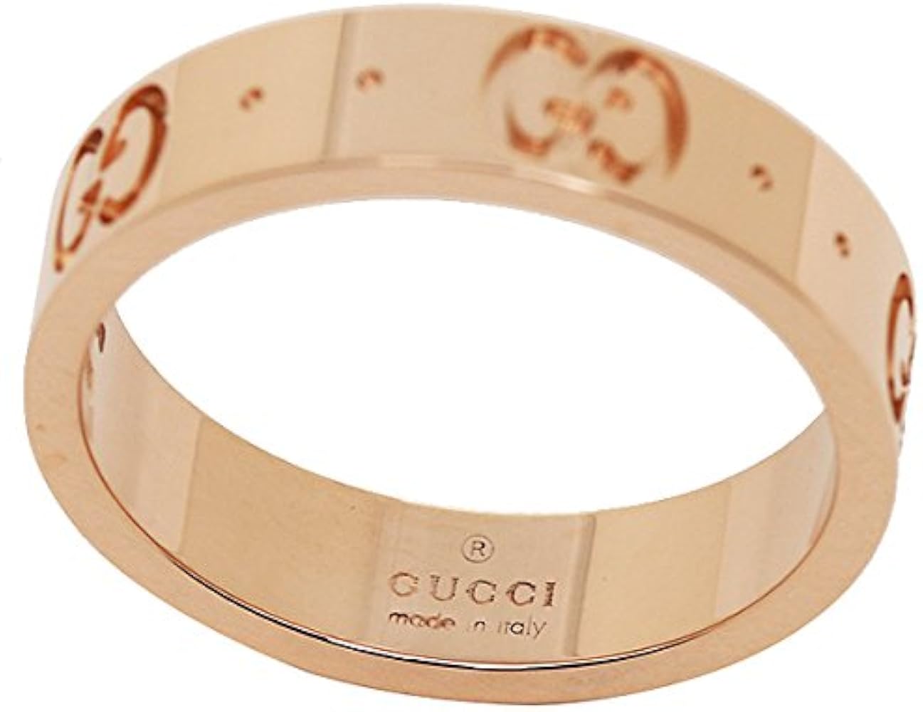 Amazon.co.jp: [グッチ] 指輪 GUCCI リングGGアイコンスィン バンド