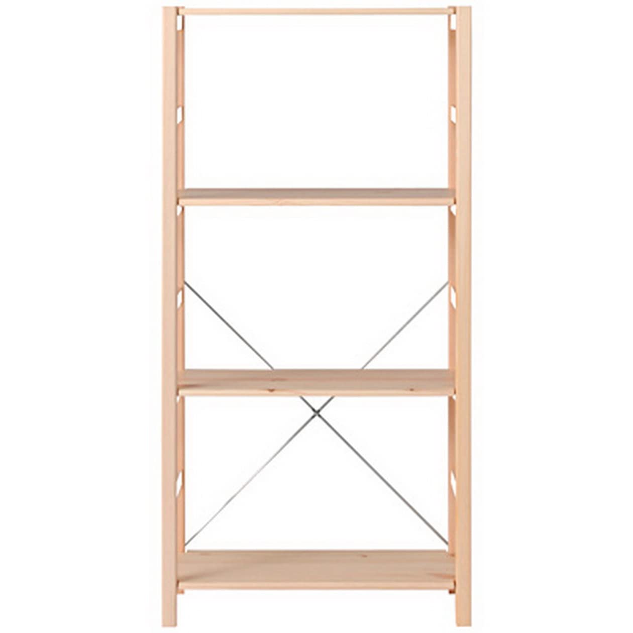 Amazon｜無印良品 パイン材ユニットシェルフ 中 幅58×奥行26×高さ120cm