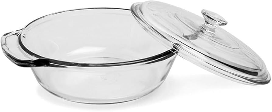 Amazon.co.jp: Anchor Hocking 2クォート ラウンドガラス キャセロール