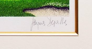 Amazon｜ジャック ・ デペルト 「 ゴルフ場 」 リトグラフ 版画