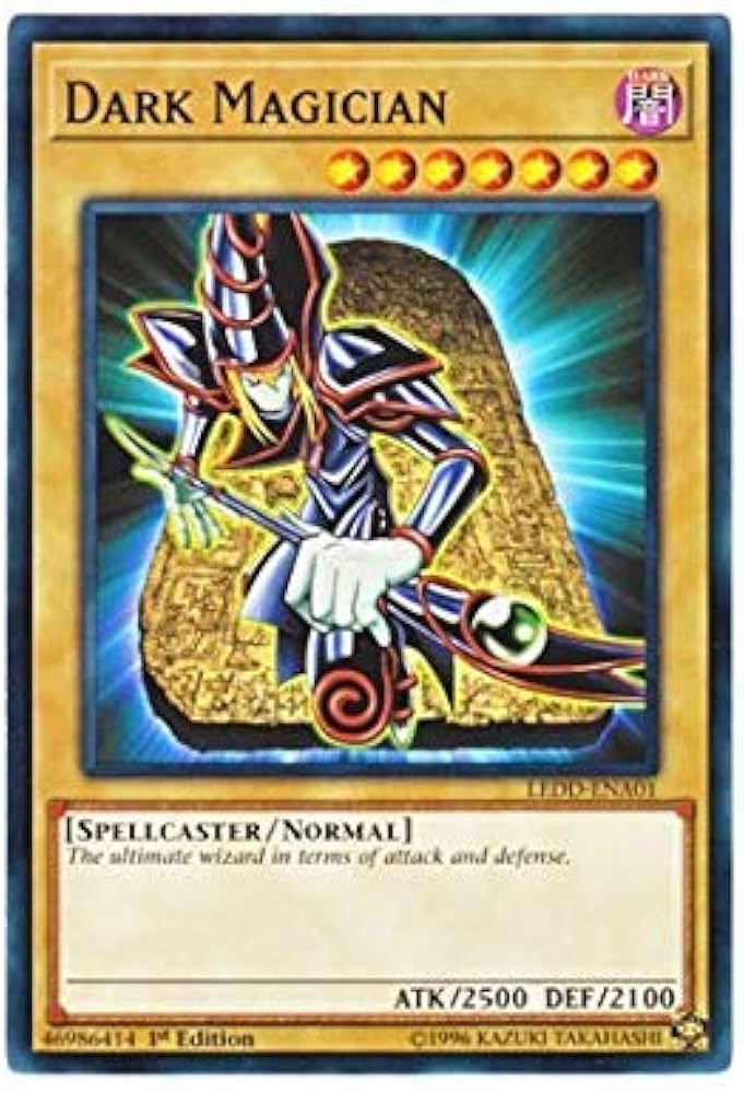Amazon.co.jp: 遊戯王 英語版 LEDD-ENA01 Dark Magician ブラック