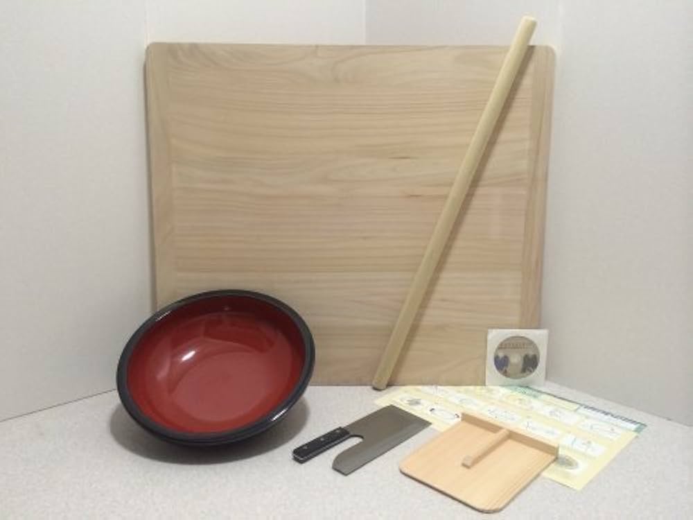 Amazon.co.jp: ナガノ そば打ち五点セット L DVD付 22384: ホーム