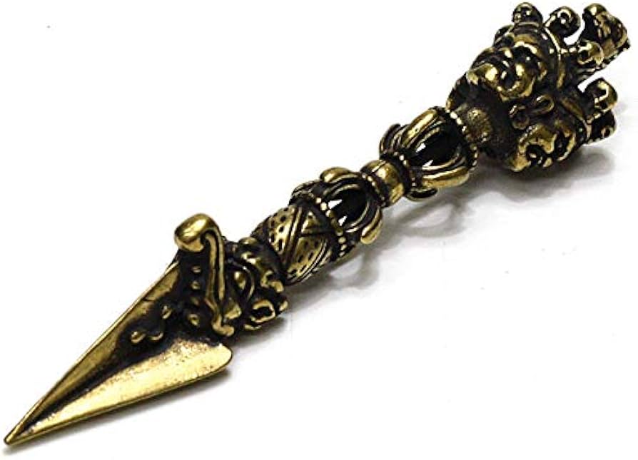 Amazon｜密教法具 独鈷杵 プルパ ブルパ 金剛杭 Sサイズ 馬頭観音 迦楼