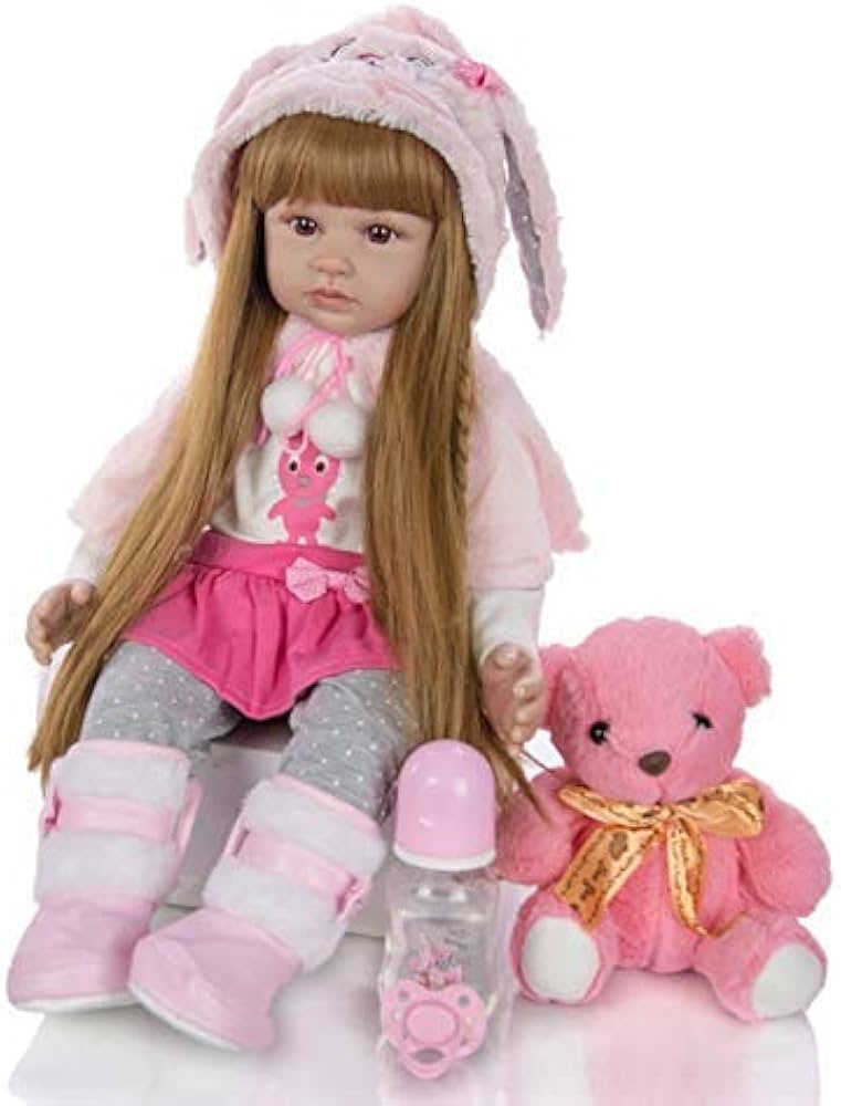 Amazon | CeRui 赤ちゃん人形 リボーンドールデビュー 長い髪 ビニール