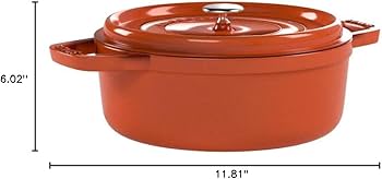 Amazon.com: Staub Cocotte Round 24 cm Cinnamon: Home & Kitchen