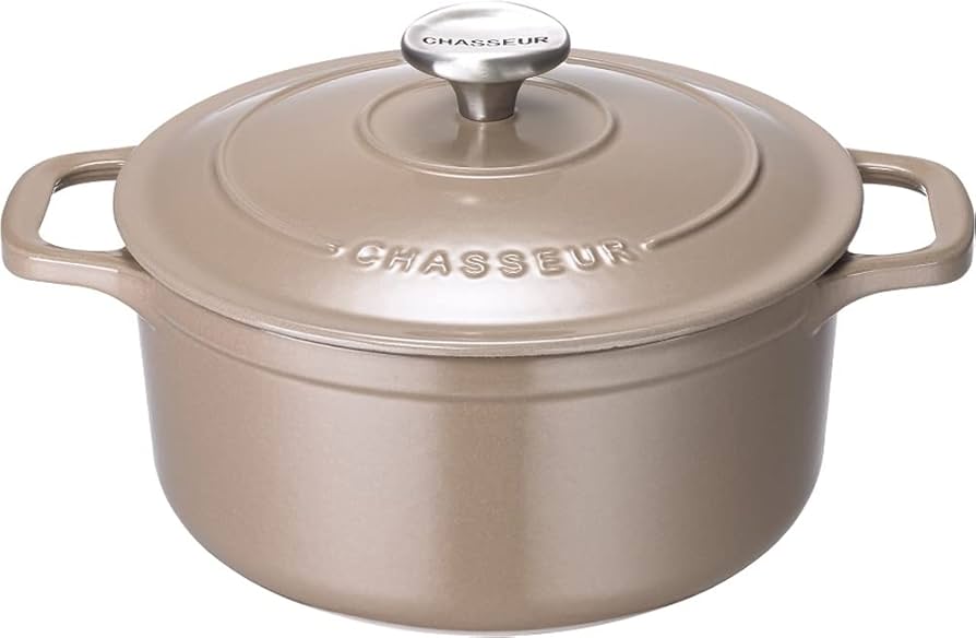Amazon.co.jp: CHASSEUR サブライム ラウンドキャセロール 24cm マロン