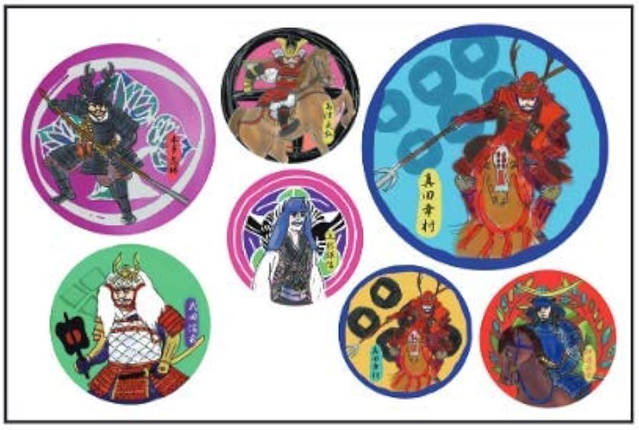 Amazon | 人気武将メンコ 1シート（7枚入）保育学校用品こども良品